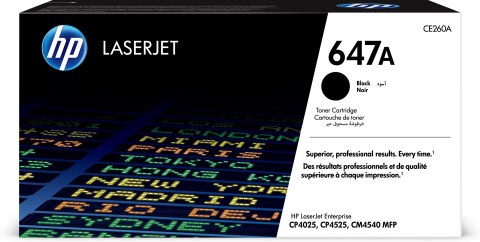Toner HP 647A CE260A Czarny