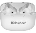 DEFENDER SŁUCHAWKI BLUETOOTH TWINS 903 DOUSZNE BIAŁE 63903