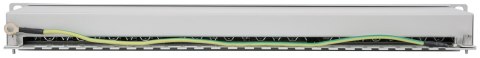 Patchpanel INTELLINET 24-Port Cat6a FTP 1HE 720854 szary