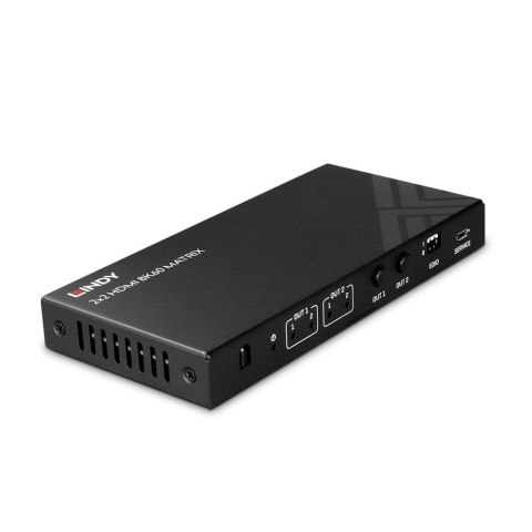Lindy 38313 przełącznik macierzy Przełącznik matrycowy AV 6,2 W