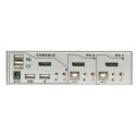 Lindy 39304 przełącznik KVM Srebrny