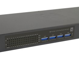 LevelOne FGP-3400W380 przełącznik sieciowy Nie zarządzany Fast Ethernet (10/100) Obsługa PoE Czarny