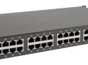 LevelOne FGP-3400W380 przełącznik sieciowy Nie zarządzany Fast Ethernet (10/100) Obsługa PoE Czarny
