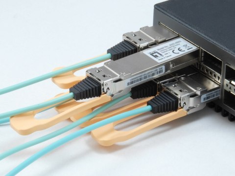 LevelOne AOC-0503 moduł przekaźników sieciowych Swiatłowód 103100 Mbit/s QSFP28 850 nm