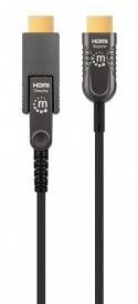 Manhattan 355544 kabel HDMI 70 m HDMI Typu A (Standard) HDMI Typu D (Micro) Czarny