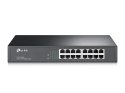 TP-Link TL-SF1016DS przełącznik sieciowy Nie zarządzany Fast Ethernet (10/100) 1U Czarny
