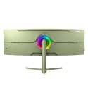 Arozzi Nova 49" Curved monitor komputerowy 124,5 cm (49") 5120 x 1440 px Dual QHD LED Zielony