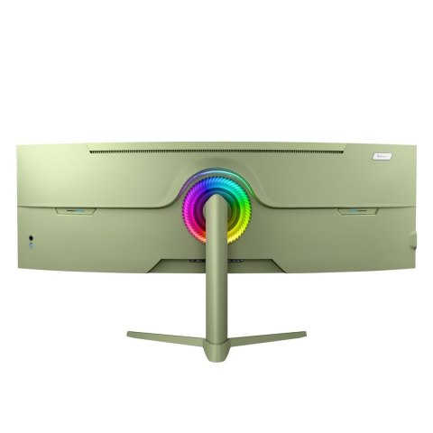 Arozzi Nova 49" Curved monitor komputerowy 124,5 cm (49") 5120 x 1440 px Dual QHD LED Zielony