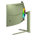 Arozzi Nova 49" Curved monitor komputerowy 124,5 cm (49") 5120 x 1440 px Dual QHD LED Zielony