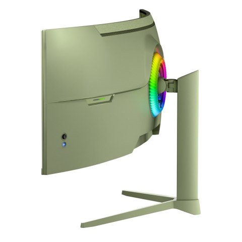 Arozzi Nova 49" Curved monitor komputerowy 124,5 cm (49") 5120 x 1440 px Dual QHD LED Zielony