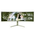 Arozzi Nova 49" Curved monitor komputerowy 124,5 cm (49") 5120 x 1440 px Dual QHD LED Zielony