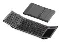 Inateck KB06101_STEEL GRAY klawiatura Dom RF Wireless + Bluetooth QWERTZ Angielski Czarny