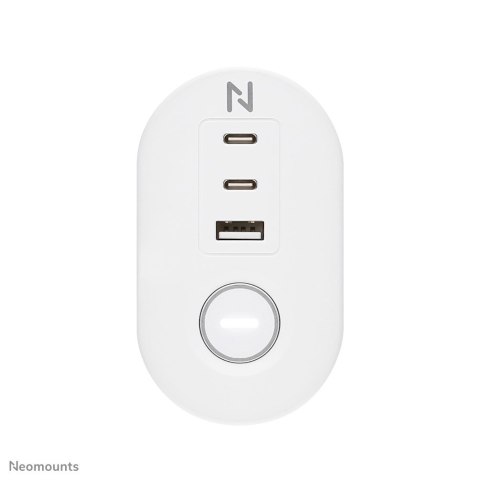 Neomounts DS22-840WH6 rozgałęziacz 1,4 m 3 x gniazdo sieciowe Wewnętrzna Biały