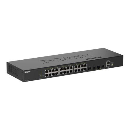 D-Link DGS-1530-28/E przełącznik sieciowy Zarządzany L2 Gigabit Ethernet (10/100/1000) Czarny