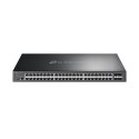 TP-Link Omada SG3452X przełącznik sieciowy Zarządzany L2+ Gigabit Ethernet (10/100/1000) 1U Czarny