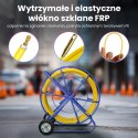 Extralink Pilot do przeciągania kabli Pilot 8mm 150m włókno szklane FRP, śr. 8mm, dł. 150m, żółty