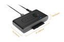 Icy Dock EZ-Adapter Ex MB931U-1VB R1 USB 3.2 Gen 2 (3.1 Gen 2) Type-C Czarny