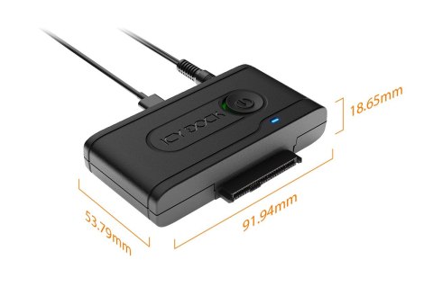 Icy Dock EZ-Adapter Ex MB931U-1VB R1 USB 3.2 Gen 2 (3.1 Gen 2) Type-C Czarny