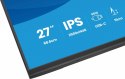 IIYAMA Monitor 27 cali XB2797QSN-B1 IPS/3.7 megapixel QHD, HAS150/ 350cd/1ms/HDMI/Displayport, USBC DOCK 65W, 4USB HUB, RJ45