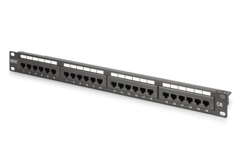 Digitus Patch panel CAT 6, klasa E, nieekranowany