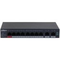 Dahua Technology DH-CS4010-8GT-110 przełącznik sieciowy Zarządzany L2 Gigabit Ethernet (10/100/1000) Obsługa PoE Czarny