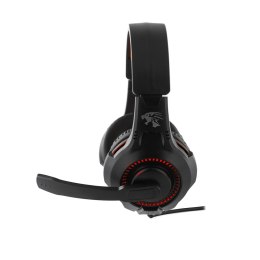 Preo 125085402 słuchawki/zestaw słuchawkowy Przewodowa Opaska na głowę Gaming Czarny, Czerwony