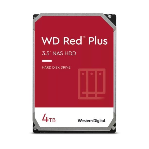 Dysk HDD WD Red Plus WD40EFPX (4 TB ; 3.5"; 256 MB)