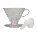 Hario plastikowy Drip V60-02 - Clear