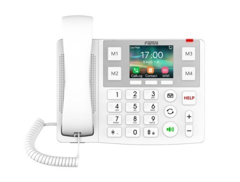Fanvil X305 telefon VoIP Biały 2 linii LCD Wi-Fi
