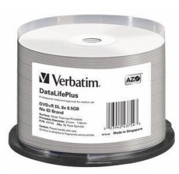 DVD+R VERBATIM 43754 DL 8.5GB 8X PRINTABLE 50SZT