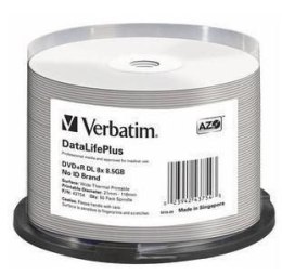 DVD+R VERBATIM 43754 DL 8.5GB 8X PRINTABLE 50SZT