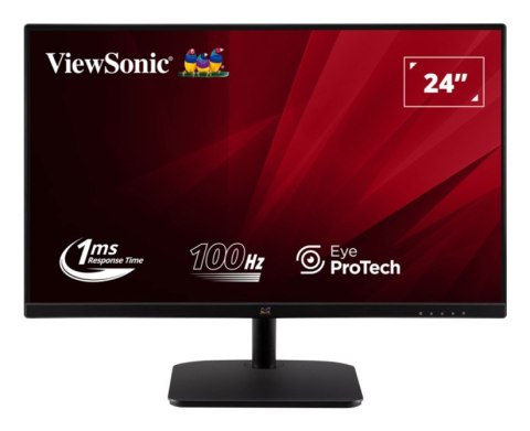 Viewsonic VA2432-H-2 monitor komputerowy 61 cm (24") 1920 x 1080 px Full HD LED Czarny