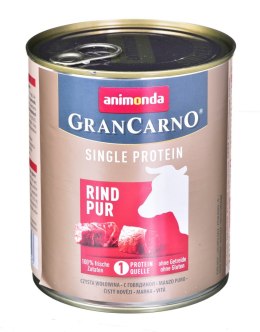 ANIMONDA GranCarno Single Protein wołowina - mokra karma dla psa - 800g