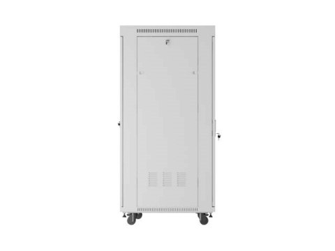 SZAFA INSTALACYJNA RACK STOJĄCA 19" 32U 600X800 SZARA DRZWI PRZESZKLONE LCD LANBERG (FLAT PACK) V2