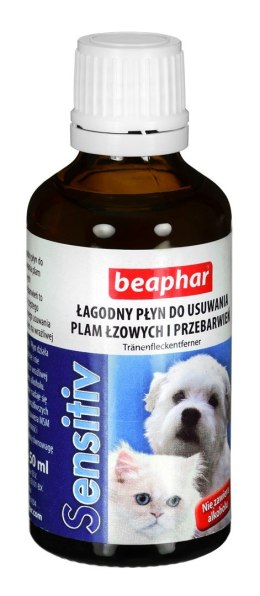 BEAPHAR - łagodny płyn do usuwania plam łzowych dla psa i kota - 50ml