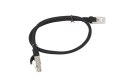 Patchcord UTP Lanberg PCU5-10CC-0050-BK (RJ45 - RJ45 ; 0,50m; UTP; kat. 5e; kolor czarny)