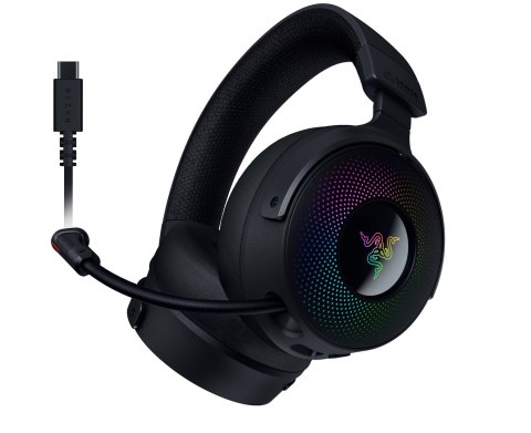 Zestaw słuchawkowy Razer Kraken V4 Pro Bluetooth Over-ear Microphone Bezprzewodowy Czarny