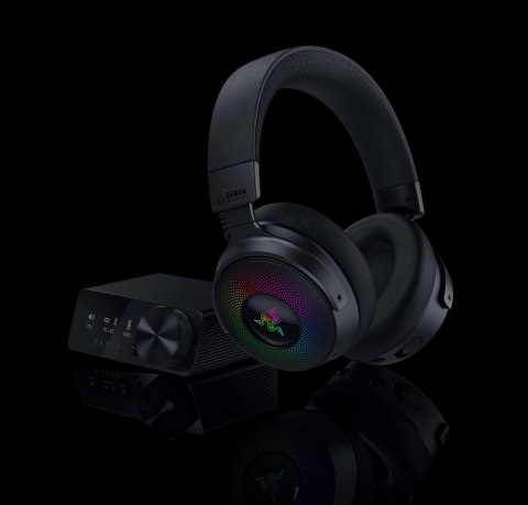 Zestaw słuchawkowy Razer Kraken V4 Pro Bluetooth Over-ear Microphone Bezprzewodowy Czarny