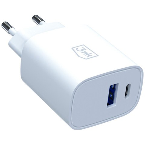 3MK Ładowarka sieciowa 30W USB-A USB-C PD3.0 QC4+ FlowPower biała