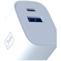 3MK Ładowarka sieciowa 30W USB-A USB-C PD3.0 QC4+ FlowPower biała
