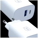 3MK Ładowarka sieciowa 30W USB-A USB-C PD3.0 QC4+ FlowPower biała