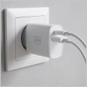 3MK Ładowarka sieciowa 30W USB-A USB-C PD3.0 QC4+ FlowPower biała