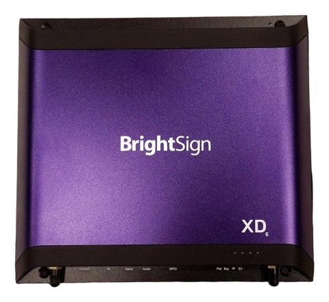 BrightSign XD1036 odtwarzacz multimedalny Czarny 4K Ultra HD Wi-Fi