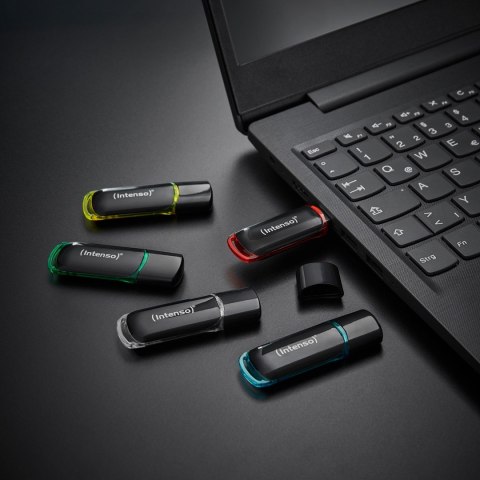 Intenso 3511595 pamięć USB 64 GB USB Typu-A 2.0 Czarny, Czerwony, Zielony, Przezroczysty, Żółty, Niebieski
