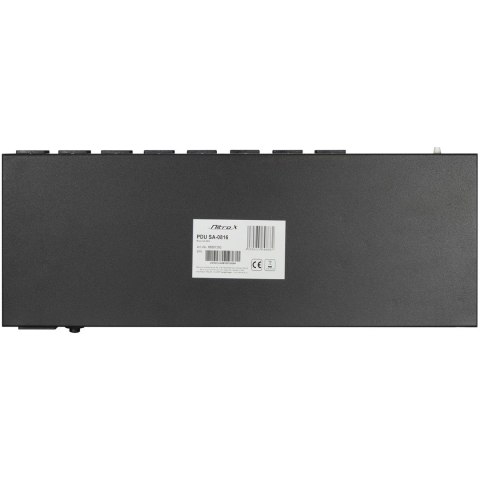 Inter-Tech PDU SA-0816 rozdzielacz zasilania PDU 8 x gniazdo sieciowe Czarny