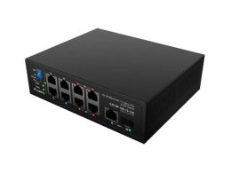 SWITCH LANBERG ILFE-8P-1GE-1S-120 LIGHT INDUSTRIAL POE 4XBT 4XAT SFP+ETH DIN FAST ETHERNET