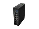SWITCH LANBERG ILFE-8P-1GE-1S-120 LIGHT INDUSTRIAL POE 4XBT 4XAT SFP+ETH DIN FAST ETHERNET