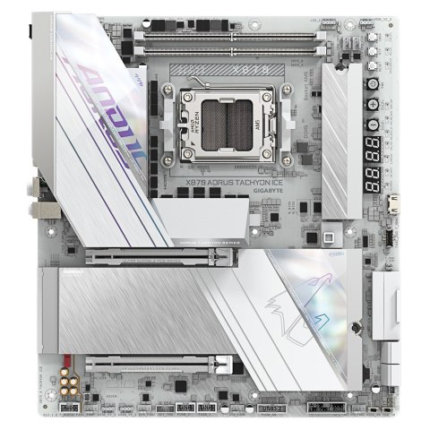 GIGABYTE X870 AORUS TACHYON ICE AMD X870 Gniazdo AM5 Rozszerzone ATX