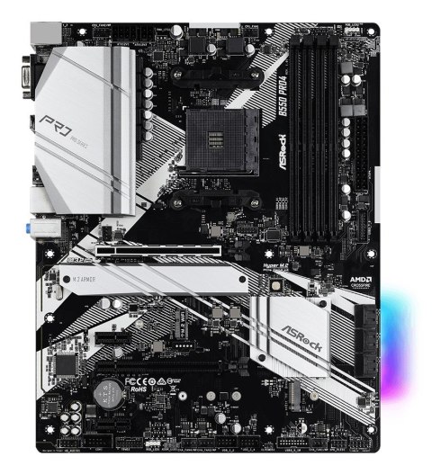 Płyta główna Asrock B550 Pro4 Socket AM4 ATX AMD B550