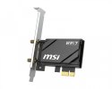 MSI Karta sieciowa Herald BE6500 WiFi 7 PCIe